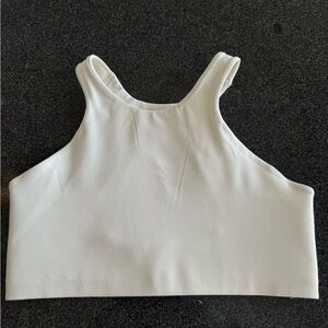 NIKE White High Neck Sports Bra - Women
